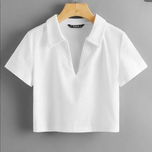 SHEIN Cropped Shirt